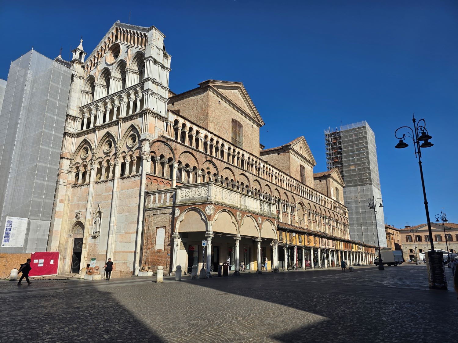 Ferrara Cathedral and Piazza Trento Trieste